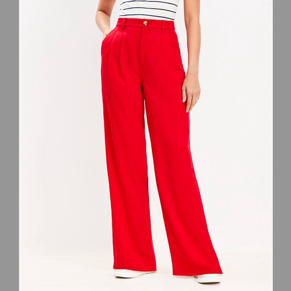 Loft Emory Wide Leg Trousers